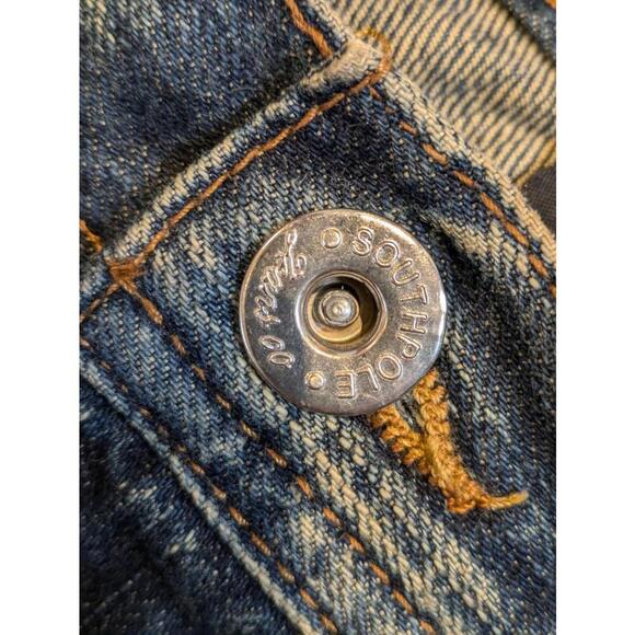 Y2K Vintage Southpole Ripped & Faded Marble Pattern Jeans 100% Cotton Size 40/34 - Picture 4 of 9